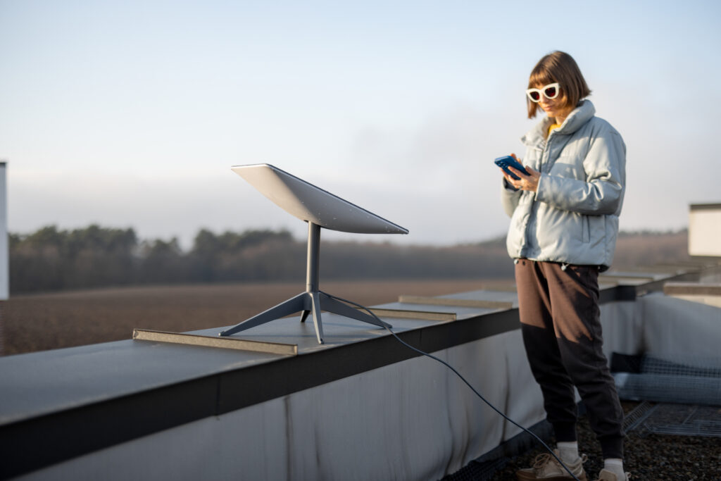 Installation Starlink : balcon ou toit