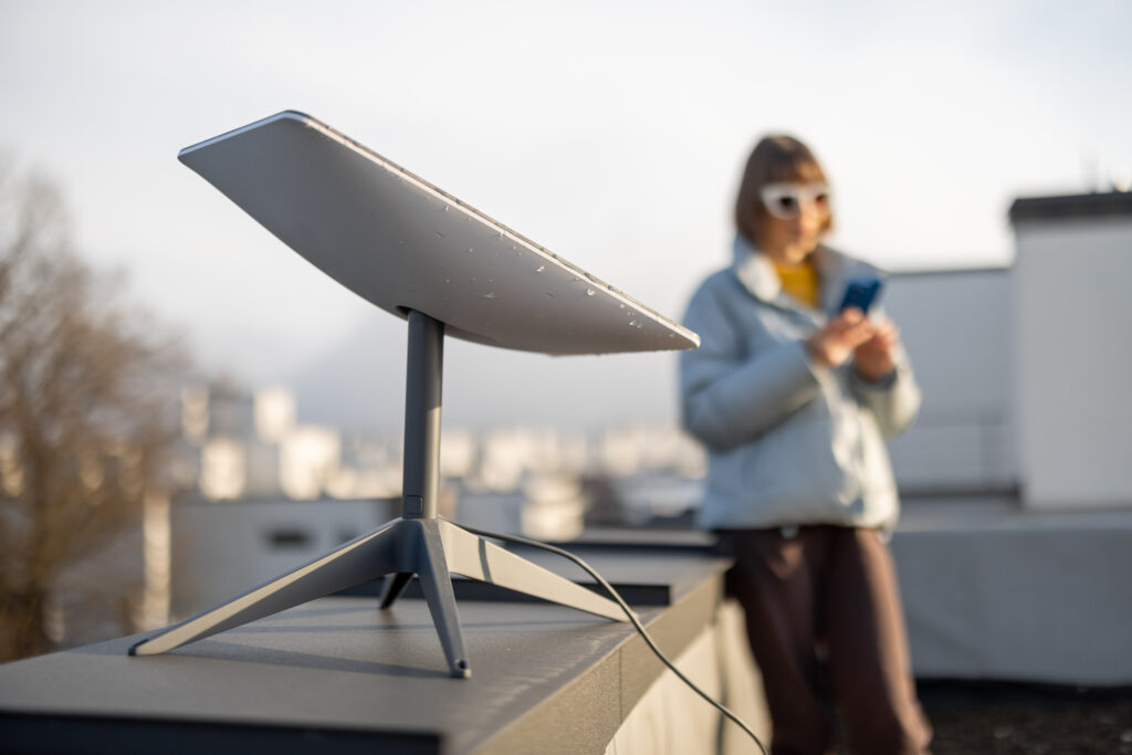 Installation Starlink : balcon ou toit