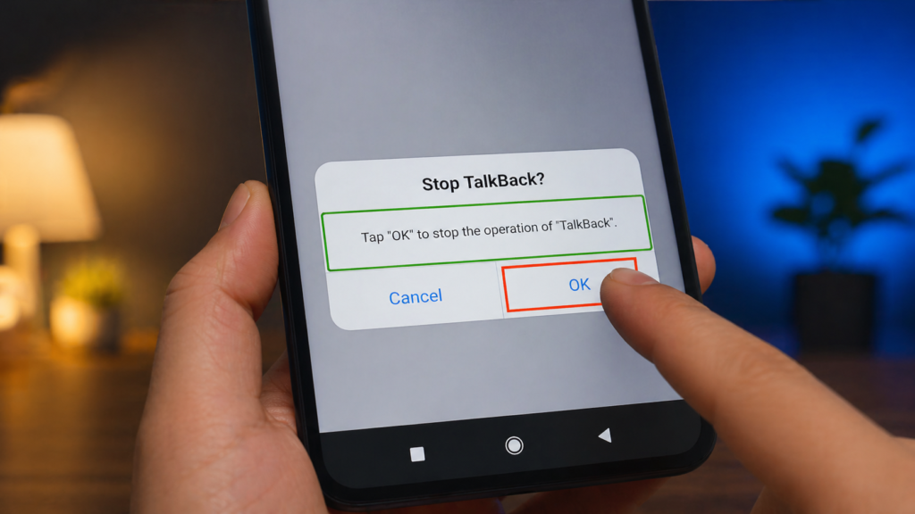 Désactiver TalkBack sur Redmi