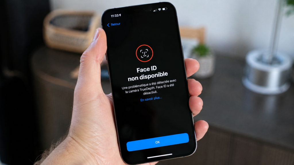 Face ID ne marche plus