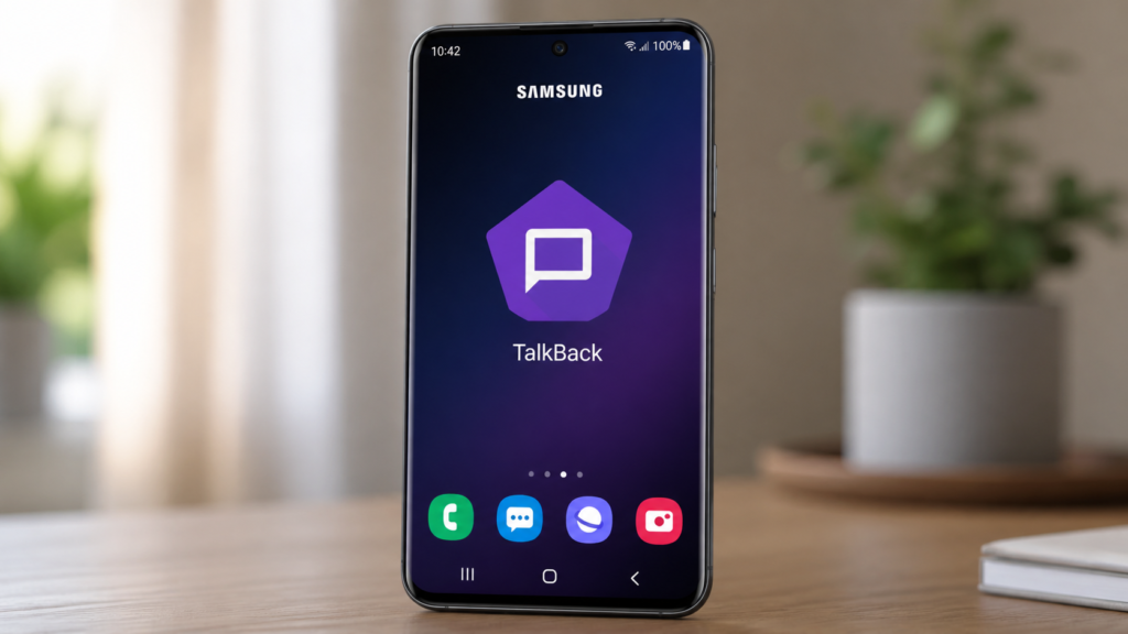 TalkBack sur Samsung