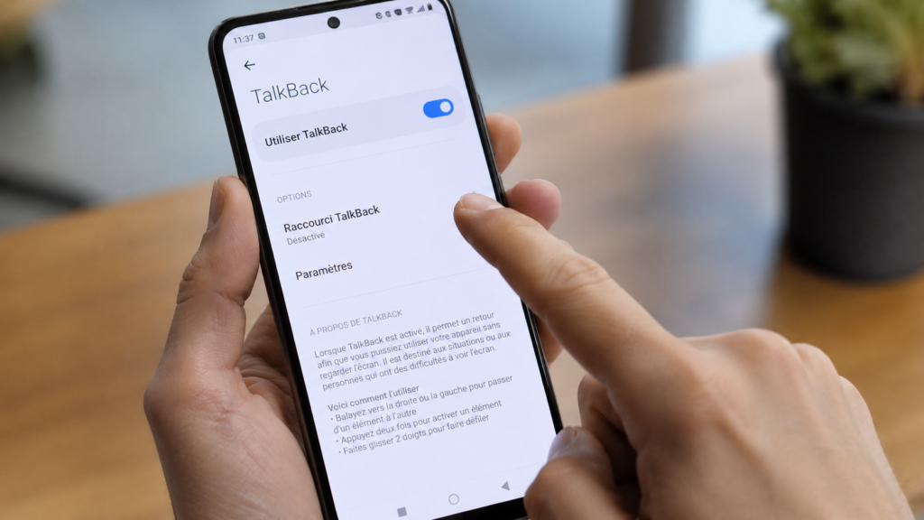 TalkBack sur Xiaomi