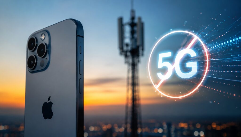 désactiver la 5G sur iPhone