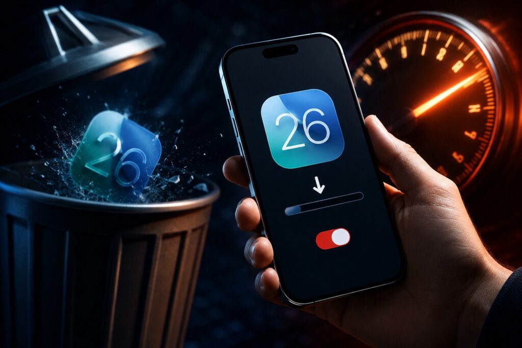 mise à jour iOS 26 Iphone