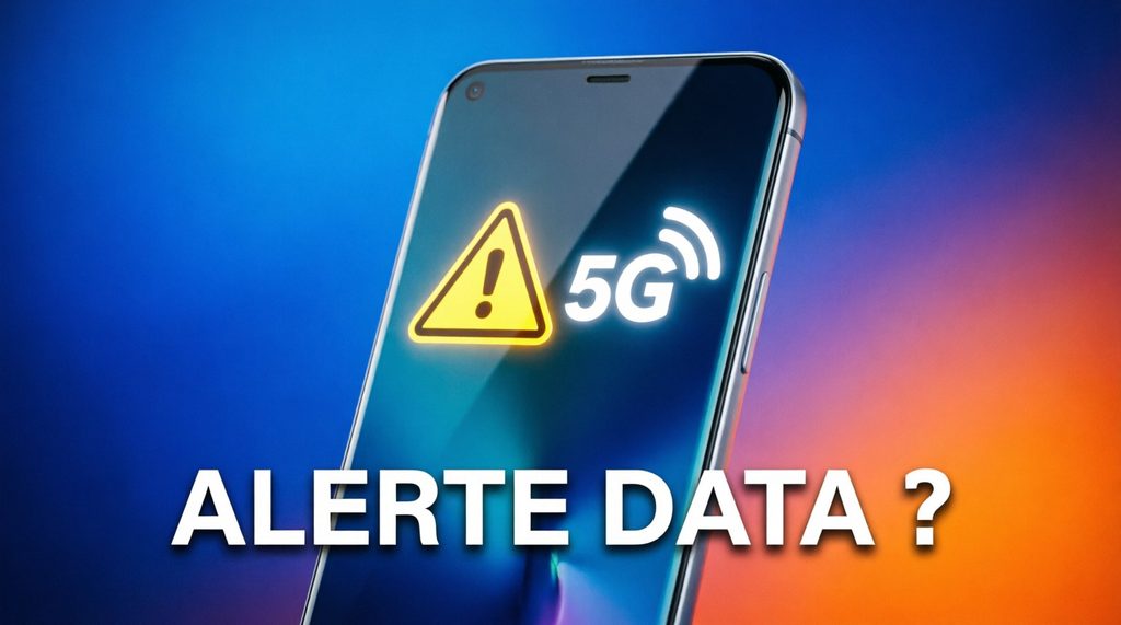 Avertissement de données mobiles Samsung